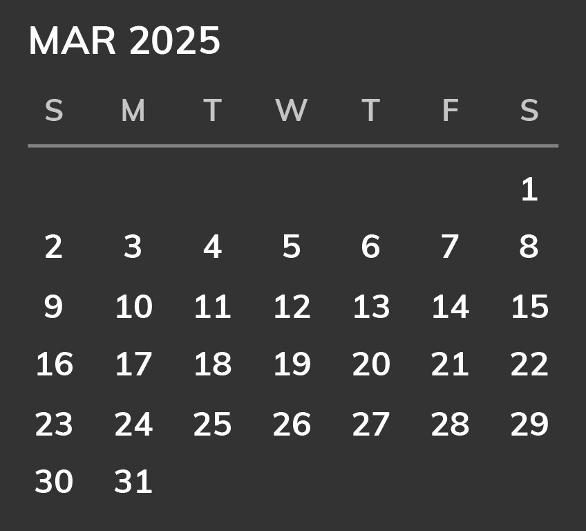 Mar 2025