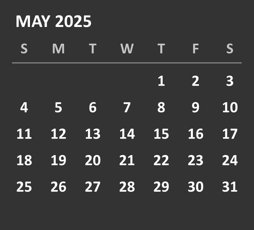 May 2025